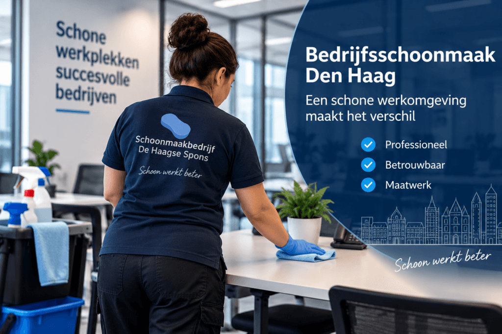 Professionele bedrijfsschoonmaak in Den Haag door De Haagse Spons